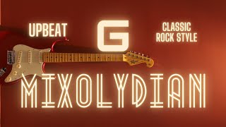 Upbeat G Mixolydian Backing Track For Classic Rock Style - Groove City - 140 Bpm