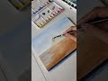 Beach landscape in watercolor