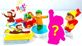 ハッピーセット おさるのジョージ 第１弾 ５種 開封 2024/12/13～ ひみつのおもちゃ Japanese McDonalds happy meal toys Curious George