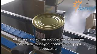 Automata óntartály -tömítőgép,Gyümölcs gabonafélék,szárított gyümölcs fémdobozok lezáró gép