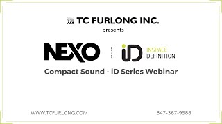 NEXO iD Series Webinar ft. Wes Hershberger and David Venus