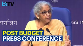 Post-Budget Press Conference by Union Finance Minister Nirmala Sitharaman