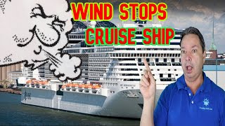 Cruise Ship Stuck in Port Because of Wind