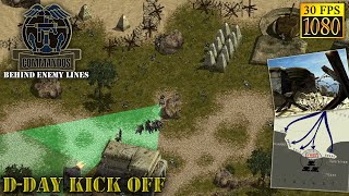 Commandos: Behind Enemy Lines. Mission 14 "D-Day Kick Off" [HD 1080p 30fps]