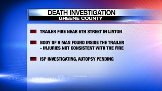 Greene County death probe: Body found after Linton fire