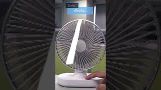 Vortex Oscillating Rechargeable Table Fan #5speed #tablefan #oscillatingfan #foldablefan #portable