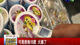 賣場超市冷藏冷凍櫃 22家不合格