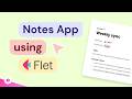 How To Create A Cool Notepad App In Python (Flet Tutorial)