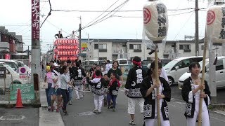 令和元年7月14日柏原市安堂町夏祭り　本宮　地車曳行