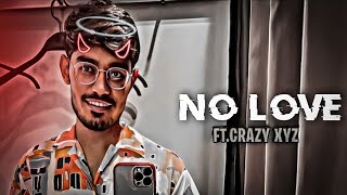 CRAZY XYZ - NO LOVE EDIT | Amit Bhai Edit | No Love  Edit | Shubh Song Edit