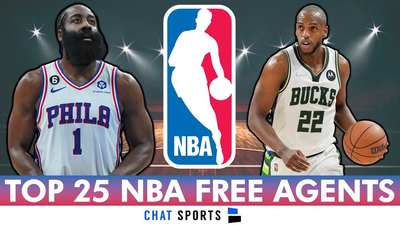 Top 25 NBA Free Agents AFTER The 2023 NBA Draft Ft. James Harden, Khris ...