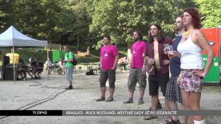 Kraslice: Rock rozduněl Městské sady již pojedenácté (TV Západ)