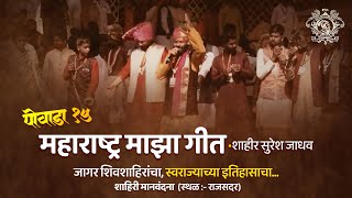 जय जय महाराष्ट्र माझा, गर्जा महाराष्ट्र माझा । शाहीर सुरेश जाधव ।Garja Maharashtra Majha । 6 June