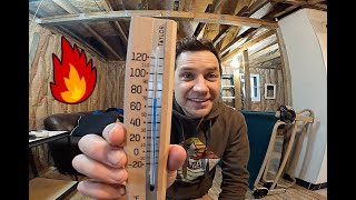 Insulating the Cabin - 30F to 70F Inside