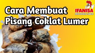 Mudahnya membuat Pisang Coklat Lumerr...||jajanan enak semua orang.