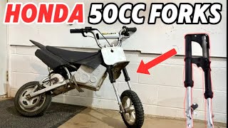 How to Put CRF50 Forks on a Razor MX350