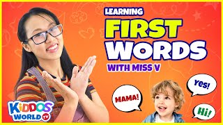 First Words for Babies - Teaching Toddlers to Talk - Learning Basic English Words