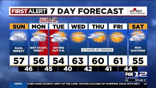 Sunday morning weather forecast (2/23)