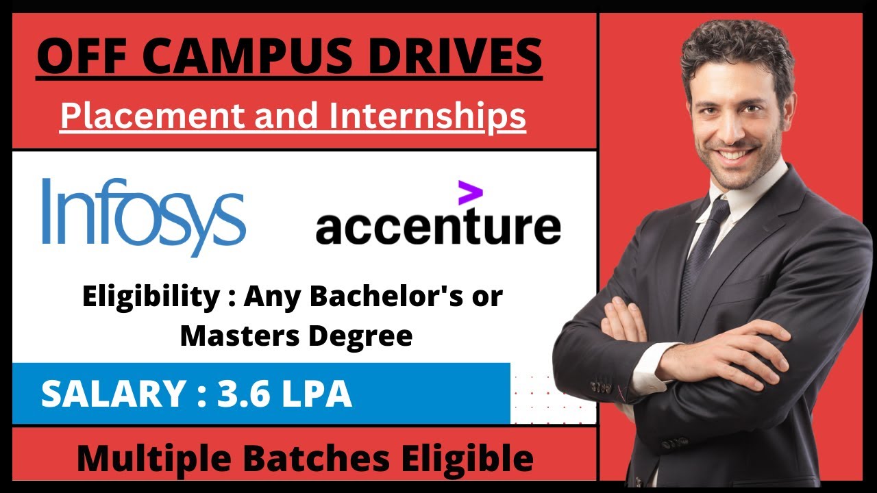 Infosys And Accenture Off Campus Drives | Latest Off Campus Drives ...