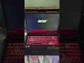 Booting Awal Acer Nitro 5 Core i5 RTX 3050 , cepat sekali!