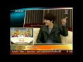 130304 kyuhyun singing thai song at channel 3