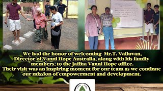 Vanni Hope | Director’s Visit to Jaffna Office and Scholarship Presentation