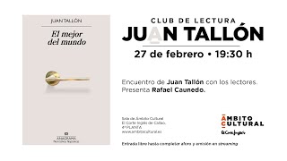 Club de lectura l 'El mejor del mundo', de Juan Tallón