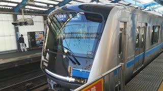 小田急5000形5060番台　 各駅停車 　新宿行き発車シーン！【厚木駅にて】