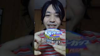 世界一アイスをおいしそうに食べる男！#shorts #shortvideo #エッセルスーパカップ超バニラ #アイスクリーム #食レポ #お菓子