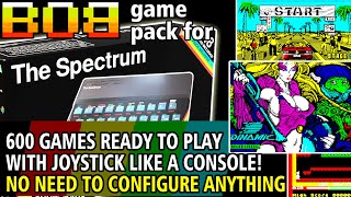 Game Pack BOB for The Spectrum maped for joystick gaming like a console & surprises