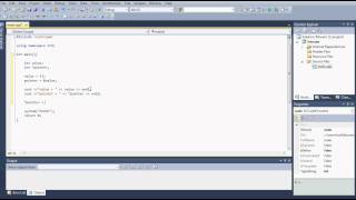 Microsoft Visual Studio C++ Tutorial 21 (Integer Pointers), HD