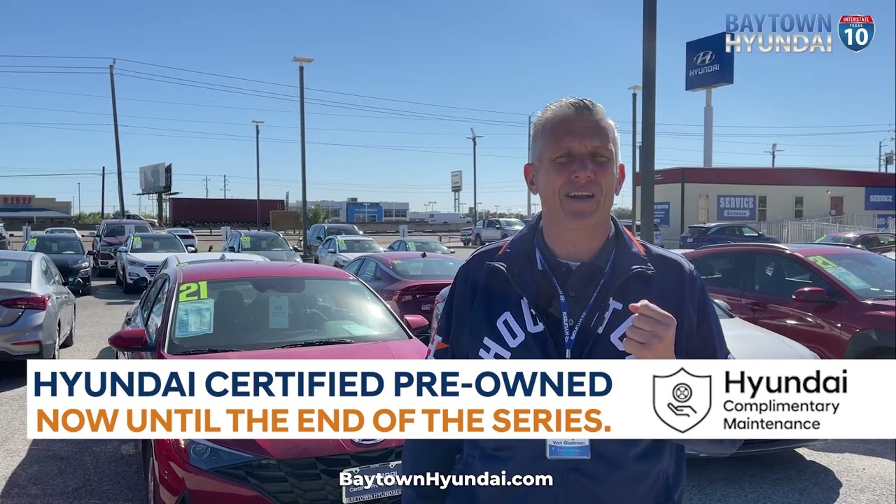 Hyundai Complimentary Maintenance - Baytown Hyundai - YouTube