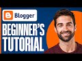 Blogger Tutorial For Beginners 2024 (Step-By-Step)