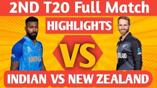 India vs New Zealand 2nd T20 Highlights 2022 | IND vs NZ |Cricket Anytime7 | Real Cricket 22