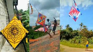 🪁 flying a beautiful kite 🪁  | 2023 | snake kite | kombuwa kite | @GayanDanushka-iw2cp