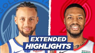 GS WARRIORS vs BLAZERS EXTENDED HIGHLIGHTS | 2021 NBA SEASON