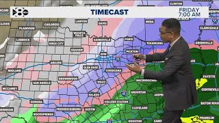 DFW Weather: Snow to move into the area later this week