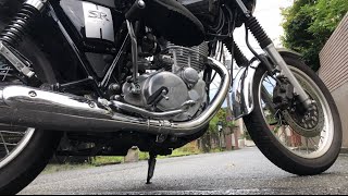 【SR400】連続キックスタート　走行