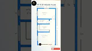 #shorts 10x30 House Plan || 10x30 Ka Ghar Ka Naksha || 300 sqft Ghar ka Naksha || Home Design Decore