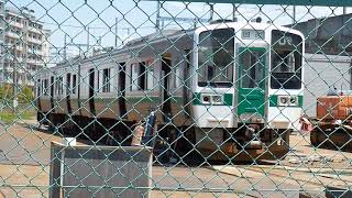 解体中車両・ワム系貨車・キハ４０車両・郡山総合車両センターにて　Vehicles being dismantled, Koriyama General Vehicle Center