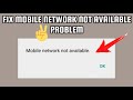 Fix 'Mobile network not available' Problem|| TECH SOLUTIONS BAR