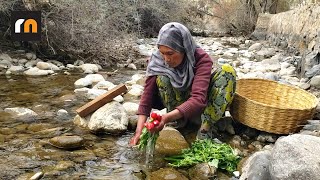 Cooking Rural Style Vegetable Pilaf in Afghanistan Village