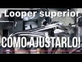 Cómo ajustar looper superior Fileteadora | Overlock Tipo 757F | Profe Suescún | 4K