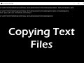 Java Console Applications: Copying a Text File
