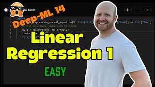 Deep-ML 14: Linear Regression With Normal Equation
