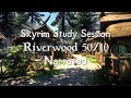 Skyrim Study Session | 50/10 Pomodoro Timer | Riverwood [Narrated]