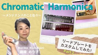 Harmonica Custom リードプレートをカスタムしてみた Part2