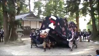 飯沼諏訪神社　奉納音楽獅子舞