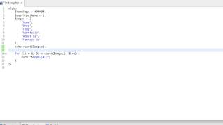 PHP5, HTML & CSS Web Project | Initialization Statement in For Loop | Part-20