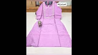 *Premium maslin kurti